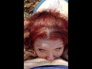 Sexy BBW POV Blowjob in the Woods