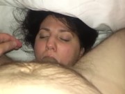 Preview 5 of homemade couple; boyfriend rubs his cock on my face