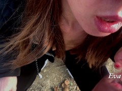 Минет на пляже от блядовитой незнакомки-Eva Last - Screenshot 13 of 16 - на пляже