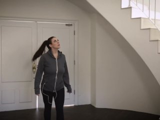 ADULT TIME - Caught Jerking Off By Busty Maid Angela White! screenshot number 0