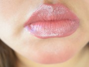 Preview 1 of Pouty Pink Lip Fetish: Touching up my Lipgloss