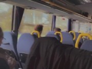 Preview 2 of Snapchat risky blowjob and sex on the bus