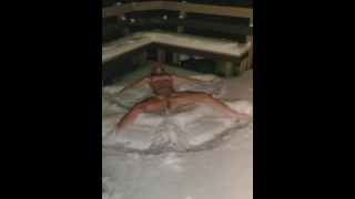 Unclothed Snow Angel