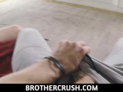 Preview 2 of Brother Crush-Thick-Cocked Stepbrothers Fuck In The Bath