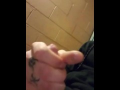 Jerking off in the porch 