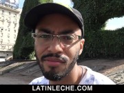 Preview 1 of Latin Leche- Sexy Tourist Milks Big Uncut Dick With Mouth