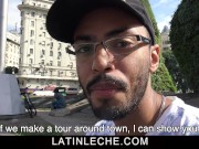 Preview 3 of Latin Leche- Sexy Tourist Milks Big Uncut Dick With Mouth