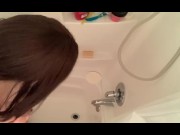 Preview 2 of Water Masturbation Rituals! Trying Something New!! (Real Orgasms)