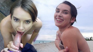 Natalie Porkman Shows Off Her Tight Teen Pussy To A Helpful Stranger