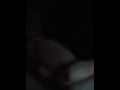 Playing w/My Clit Naked in Bed At Night; Dropped Phone like a Goofball xD