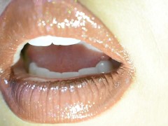 ASMR: Naughty Talk + Pouty Glossy Lips