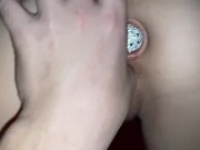 Preview 4 of Fucking her with her butt plug in