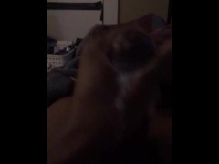Massive load from throbbing black cock! NUT LIKE A VOLCANO 