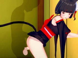 Yamashiro - Azur Lane - 3D Hentai / Koikatsu