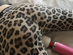 good girl cums hard from being spanked || loud, intense, trembling orgasm
