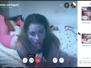 FULL VERSION-sissy get humiliated on webcam skype