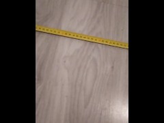 Strong cumshot 1 meter 