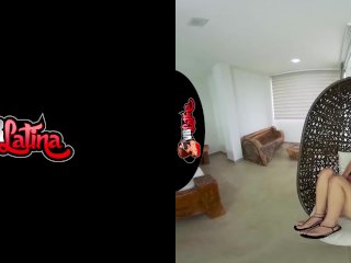 VRLatina - Slim 19 Year Old Latin Beauty First Porn