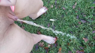 Long Piss In The Grass In The Morning