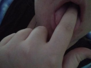 big tits, sucking fingers, solo female, fetish