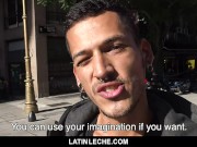 Preview 1 of LatinLeche - Handsome Punk Sucks An Uncut Cock For Money