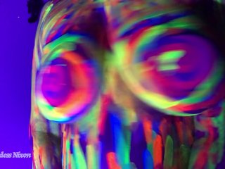Mind Melt_Love Spell - Black Light Neon BodyPaint - Mesmerize - Mantras