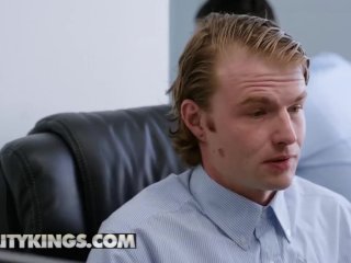 Reality Kings - Big tit Desiree Dulce masturbates at work screenshot number 0