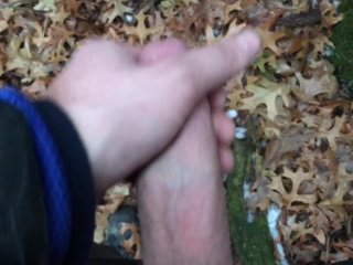 Masturbating in Woods during Hunting Season