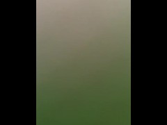 Driving while delivering pizza and playing wit super fat Pussy 