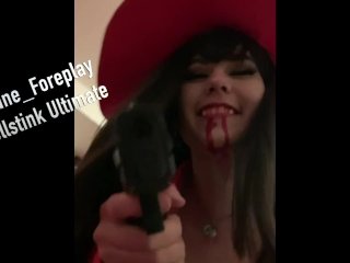 Hellstink: Sexy Alucard Cosplayer makes you Fart @kitsune_foreplay