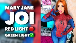 JOI Red Light Green Light Jerk Off Spider-Man Instructions