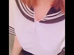 セーラー服ロリ服風呂オナニー - Screenshot 3 of 16 - Masterbation