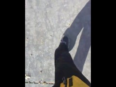 Transwoman Walking Outside, Horny.... Again.... XD... 