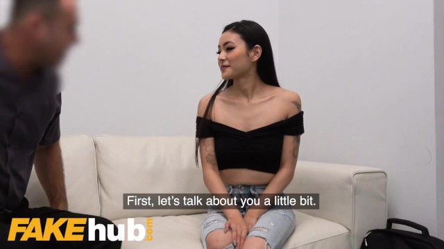 Fake Agent Asian Babe Rae Lil Black Fucked on the Casting Couch