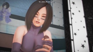 3D Porn Alita Battle Angel Handjob And Blowjob