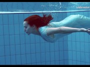 Preview 4 of Underwater skinny teen Piyavka Chehova