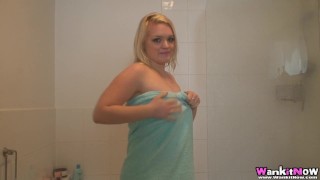 Step Sister Gets Steamy In The Shower