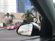 Preview 4 of Uber pickup in Vegas turns into some public fun (Great Cumshot)