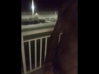 Flashing chick and she likes