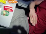 Preview 4 of Jerking off on a plane Mid-flight