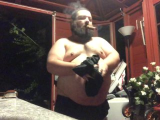 bear, cigar, verified amateurs, belly