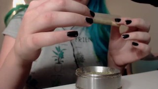 ASMR joint rolling by pear