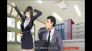 Girl with big tits wants to fuck at work – hentai porn