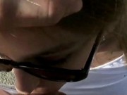 Preview 2 of Wife Does Anal Outdoors (In Public) And Deep Throats HUGE Dick! Heather