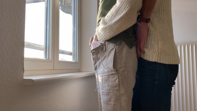 Huge Cumshot after Rimjob and Blowjob - Cute MILF - Amateur Rimjob