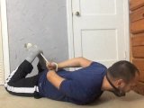 Hogtied and Bitgagged Athlete