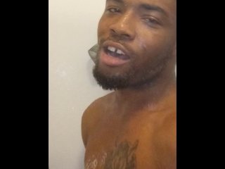 shower, muscular men, exclusive, ebony