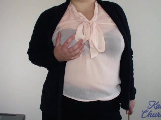 Curvy CEI Teacher, Katy Churchill, Cum Eating Instructions, Femdom, Domme