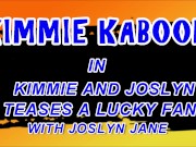 Preview 3 of KIMMIE AND JOSLYN TEASES A LUCKY FAN WITH JOSLYN TRAILER