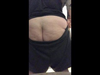 chubby flashing, exclusive, white ass, pawg